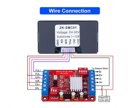 DC 5-30V CNC Stepper Motor Controller, 1/128 Micro-Step Resolution Forward Reverse Delay Time Angle Speed Adjustable Stepper Motor Control Module with HD Display Suit for Nema17/23 Motor